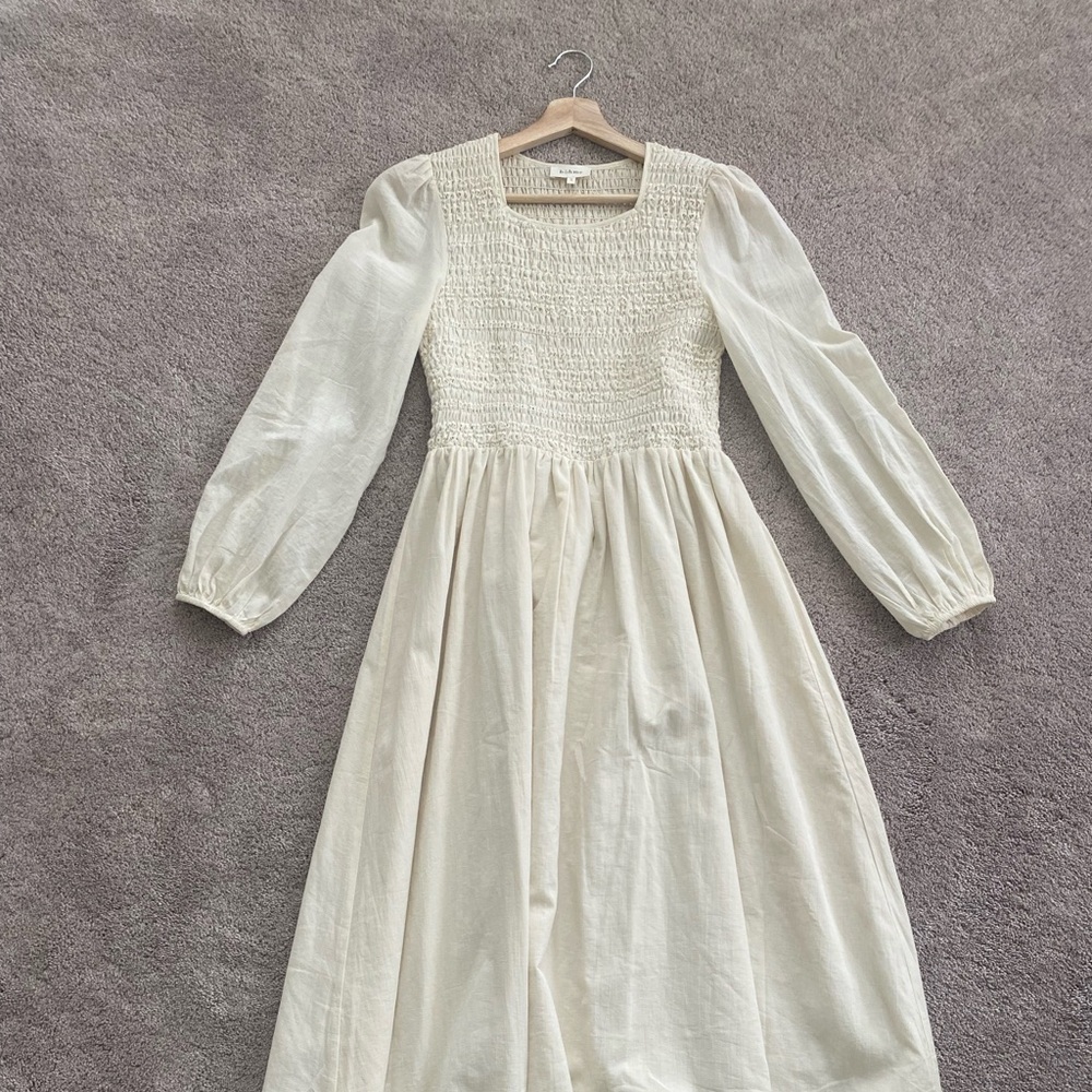 Böhme Beige Maxi Dress - Small